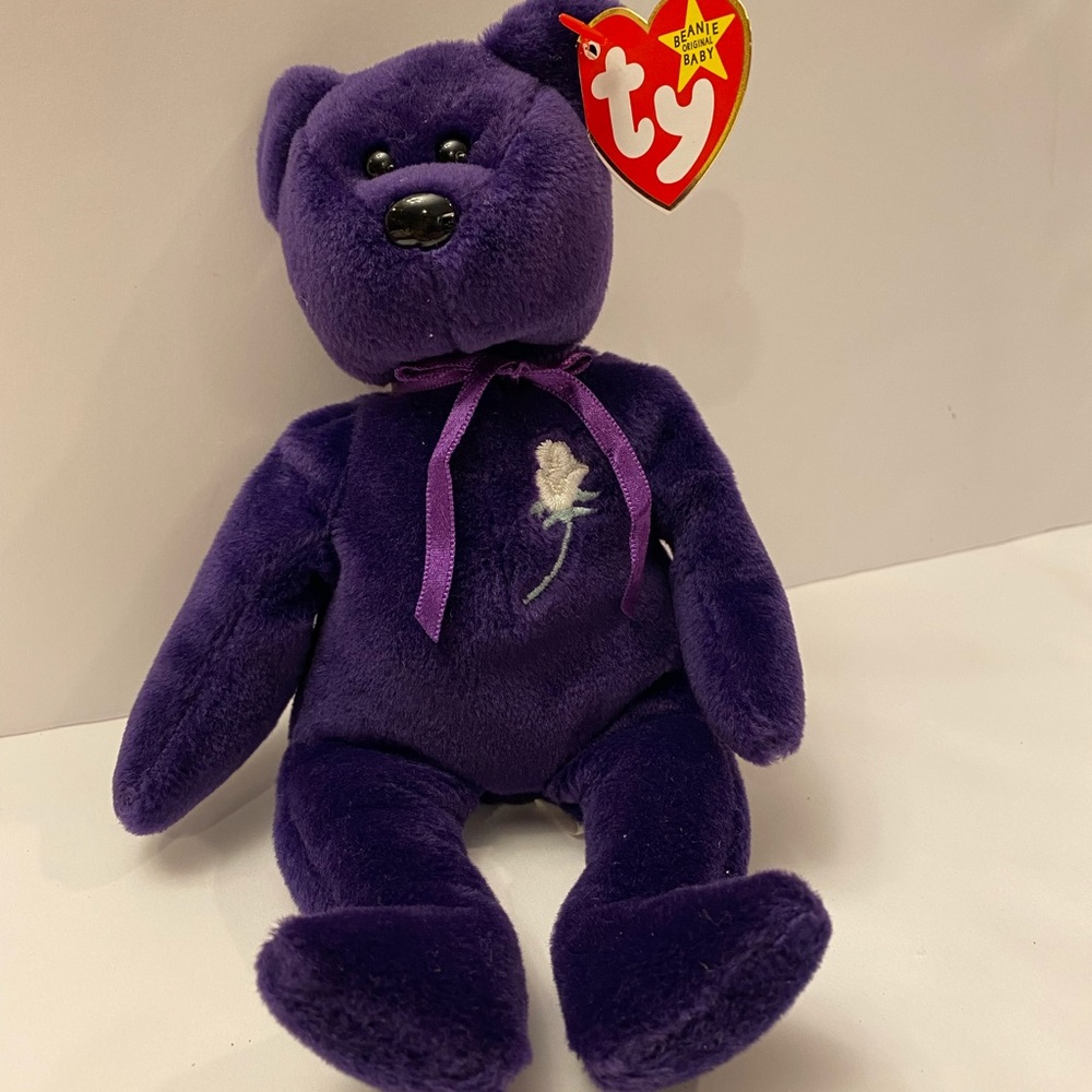 Original Ty Princess Diana Beanie Baby - Mint Condition